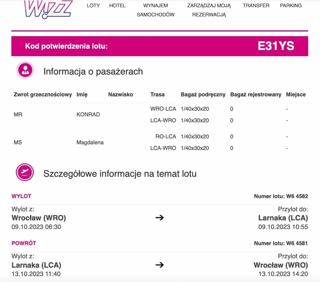 Jak wygląda bilet lotniczy Wizz Air? Oto, co musisz wiedzieć